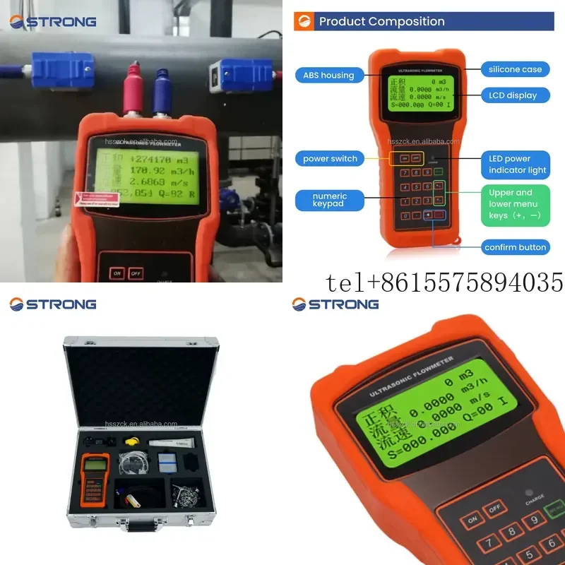 hot High Accuracy DN15-DN6000 Portable Handheld Stainless Steel Ultrasonic Flowmeter Clamp-On Air Water Oil Sewage OEM
hot High Accuracy DN15-DN6000 Portable Handheld Stainless Steel Ultrasonic Flowmeter Clamp-On Air Water Oil Sewage OEM