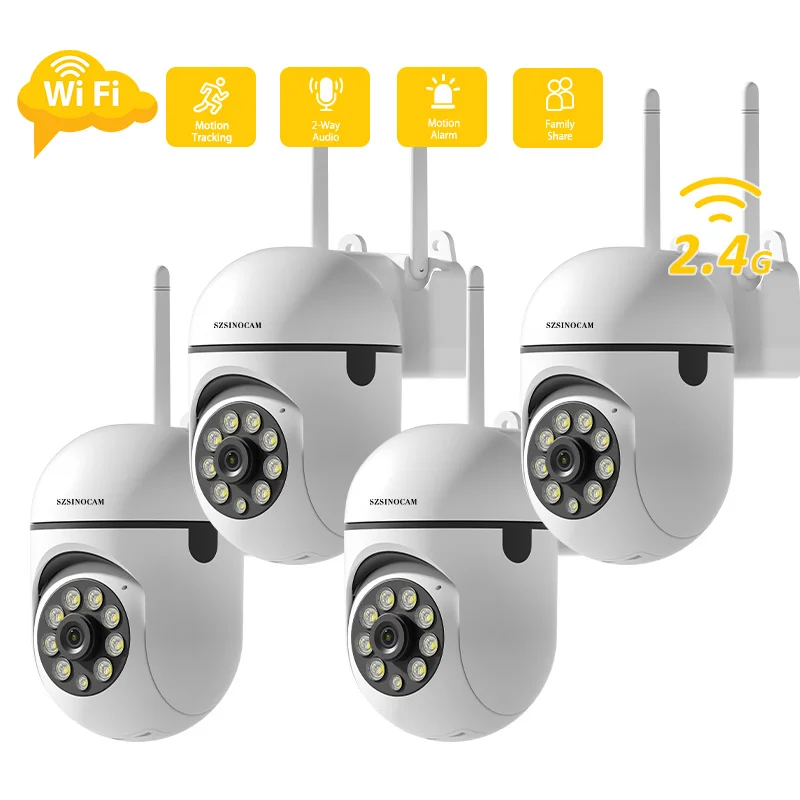 4 шт. IP-камеры для умного дома, уличные, беспроводные, с цветным ночным видением, HD, двусторонняя аудиосвязь, 1080P
4 шт. IP-камеры для умного дома, уличные, беспроводные, с цветным ночным видением, HD, двусторонняя аудиосвязь, 1080P