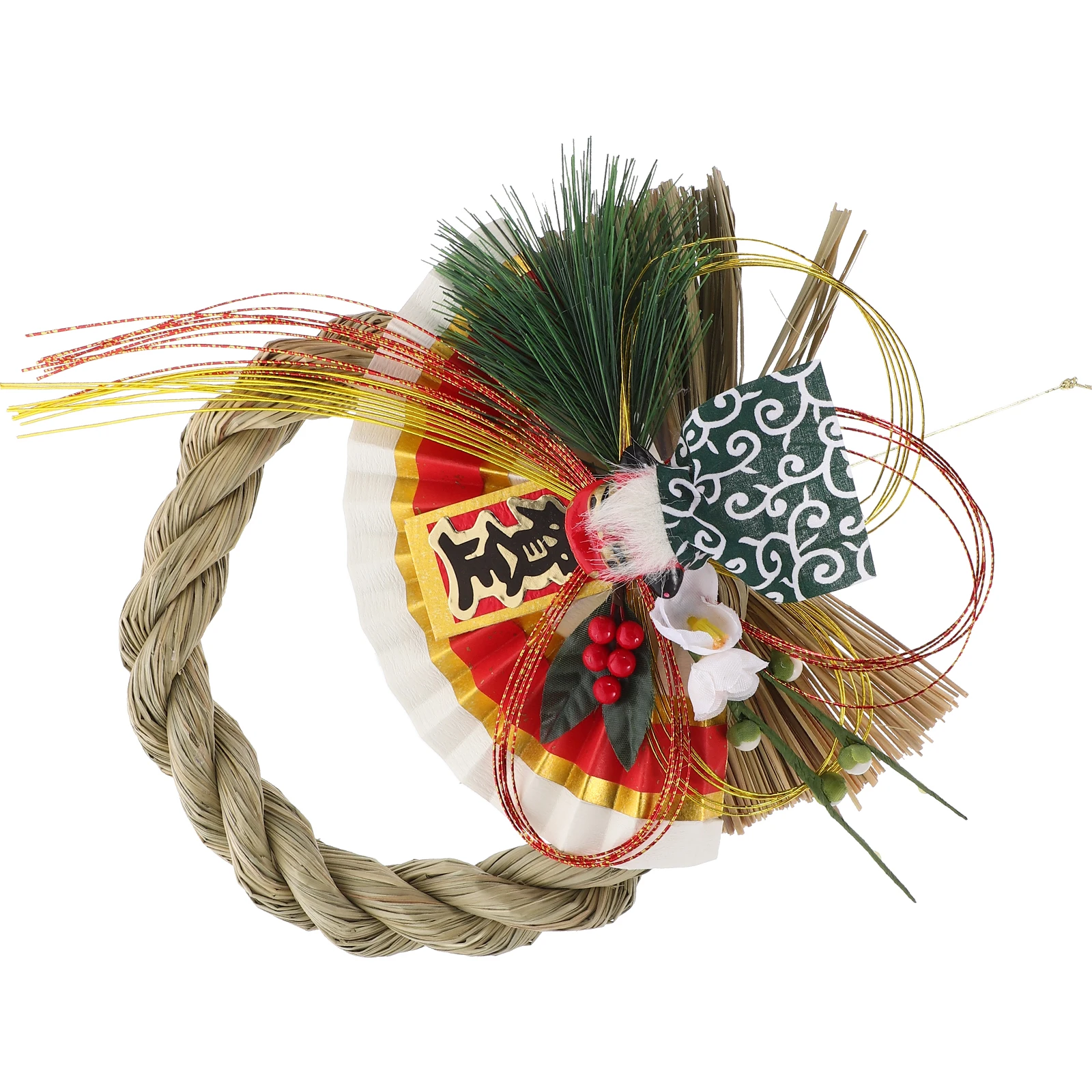 Japanese Straw Wreath 23x25cm Wall Decor Pendant Sushi Store Restaurant DIY Hanging Straw Weaving Home Party Decoration
Japanese Straw Wreath 23x25cm Wall Decor Pendant Sushi Store Restaurant DIY Hanging Straw Weaving Home Party Decoration