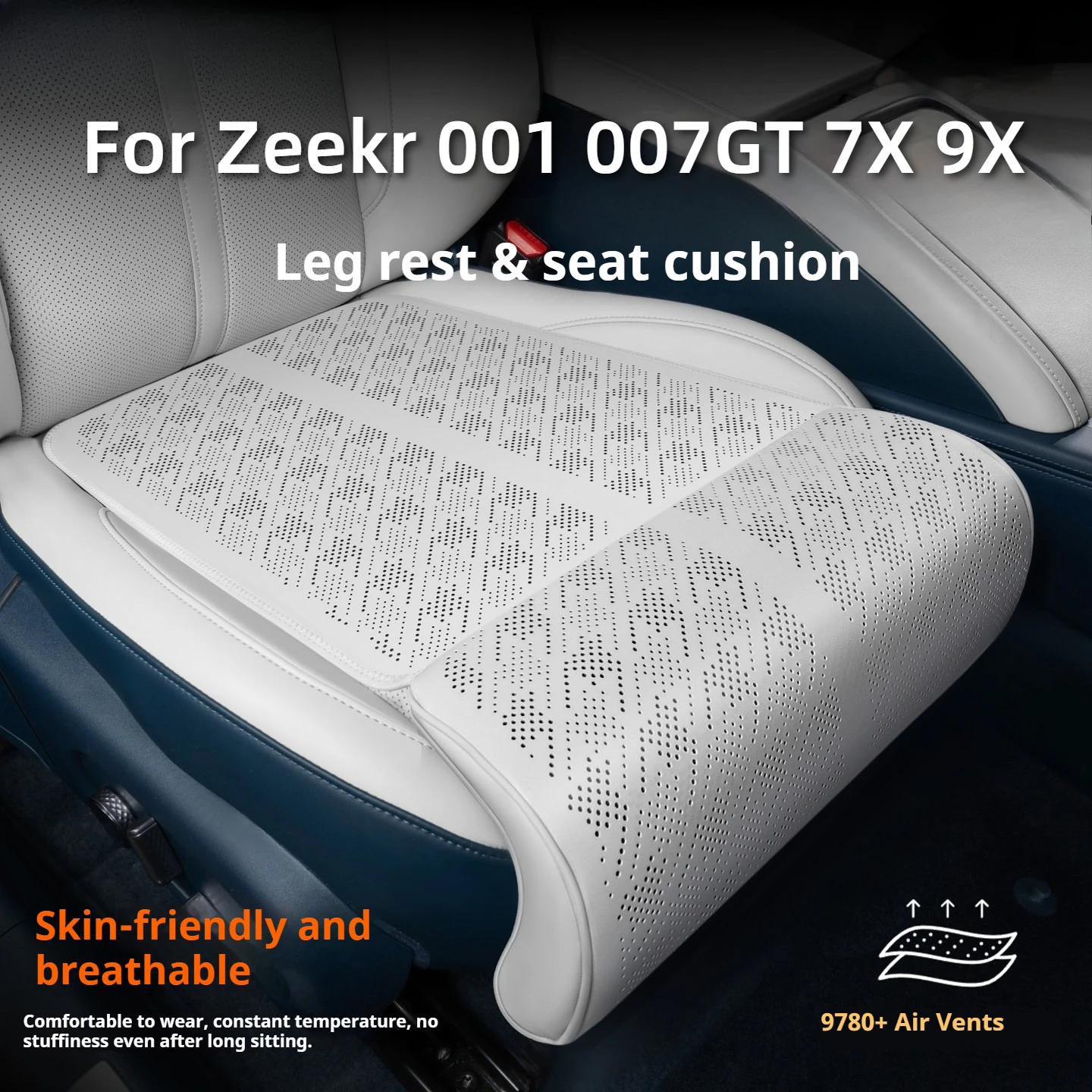 For Zeekr 001 007GT 7X 9X Rear Seat Cover Breathable Cushion With Leg Rest Car Interior Accessories
For Zeekr 001 007GT 7X 9X Rear Seat Cover Breathable Cushion With Leg Rest Car Interior Accessories