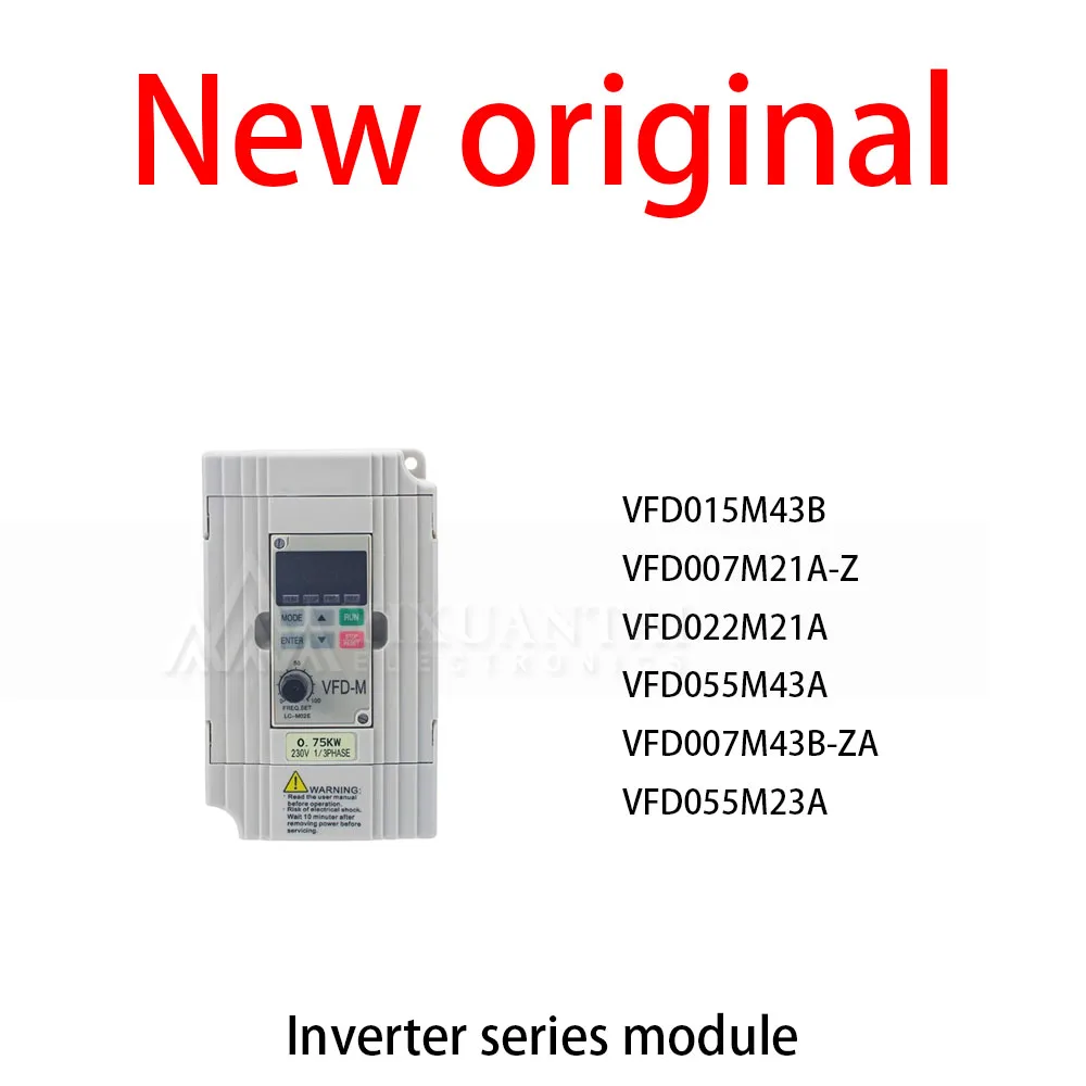 1Pcs/Lot New original VFD015M43B VFD007M21A-Z VFD022M21A VFD055M43A VFD007M43B-ZA VFD055M23A Inverter series module
1Pcs/Lot New original VFD015M43B VFD007M21A-Z VFD022M21A VFD055M43A VFD007M43B-ZA VFD055M23A Inverter series module