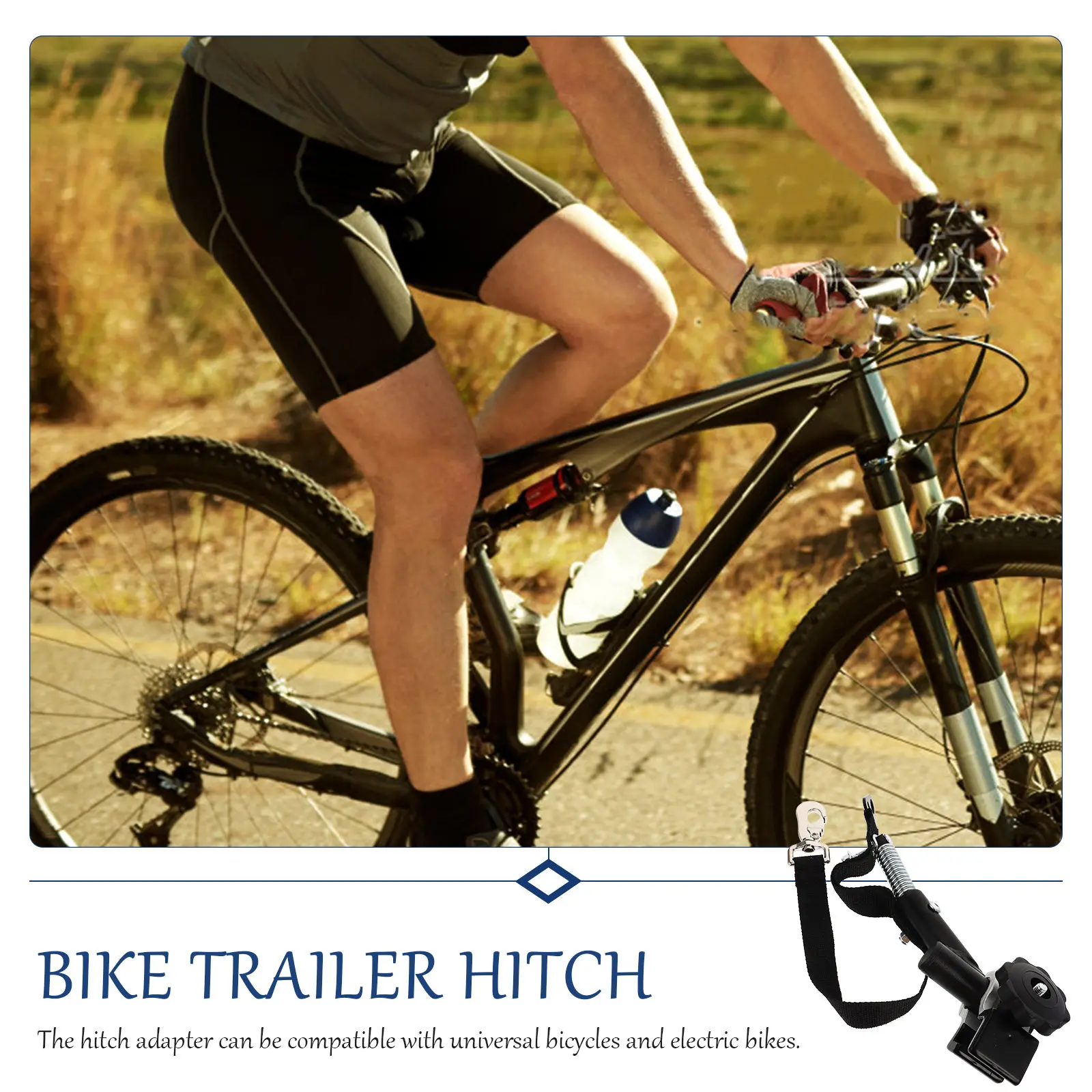 1Set Bike Trailer Coupler 19-32Mm Diameter Tube Premium Steel Hitch Arm Included Fits Most Bicycles and E-Bikes Towing Ready
1Set Bike Trailer Coupler 19-32Mm Diameter Tube Premium Steel Hitch Arm Included Fits Most Bicycles and E-Bikes Towing Ready