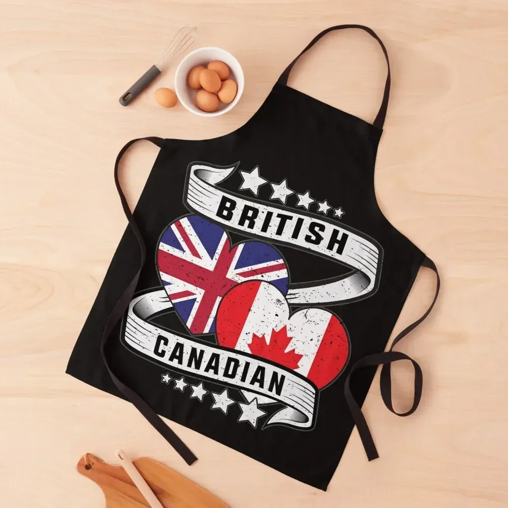 British and Canadian shirt Half British and Half Canadian flag Apron Kitchen accessories Ladies Apron
British and Canadian shirt Half British and Half Canadian flag Apron Kitchen accessories Ladies Apron