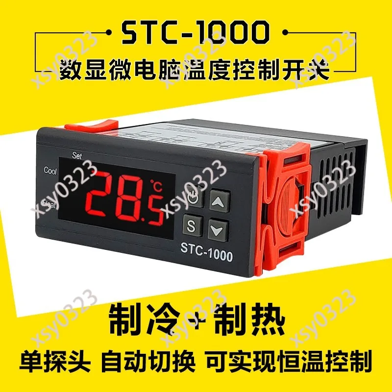 STC-1000 Temperature Controller Auto Switch Heating Cooling for Pet Box Refrigerator
STC-1000 Temperature Controller Auto Switch Heating Cooling for Pet Box Refrigerator