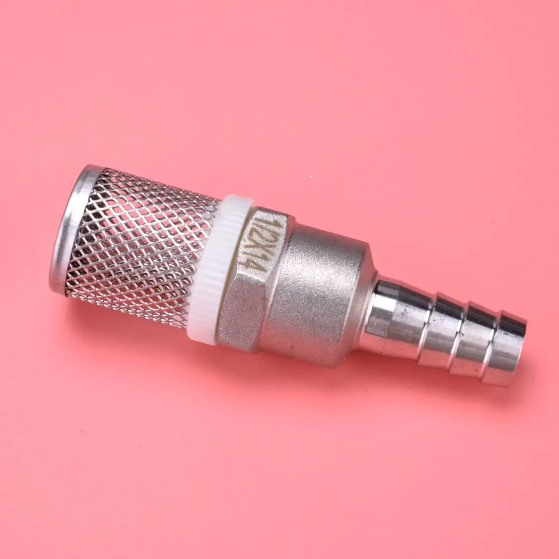 Silver Stainless 1/2" in 14mm Hose Barb Pump Filter Mesh Strainer Tube Pipe Fuel Gas Connector
Silver Stainless 1/2" in 14mm Hose Barb Pump Filter Mesh Strainer Tube Pipe Fuel Gas Connector