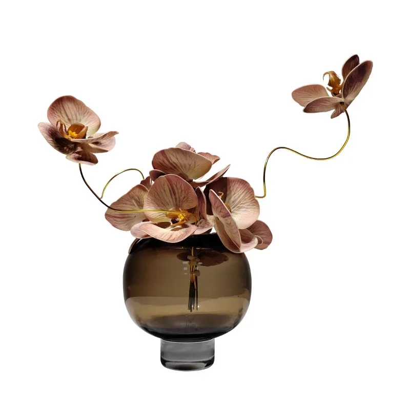 glass flower ware TV cabinet decorative flower model room living room negotiation table simulated flower art to display flowers
glass flower ware TV cabinet decorative flower model room living room negotiation table simulated flower art to display flowers