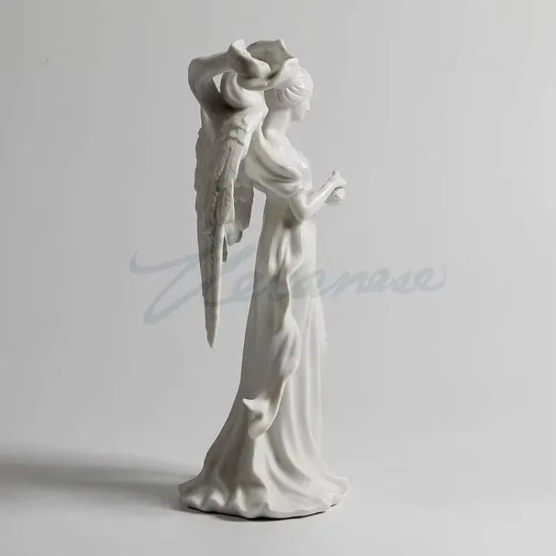 Modern Ceramic Angel Statue Creative Nude Female Sculpture Art Collectible Interior Showpiece Birthday Gift Decor
Modern Ceramic Angel Statue Creative Nude Female Sculpture Art Collectible Interior Showpiece Birthday Gift Decor