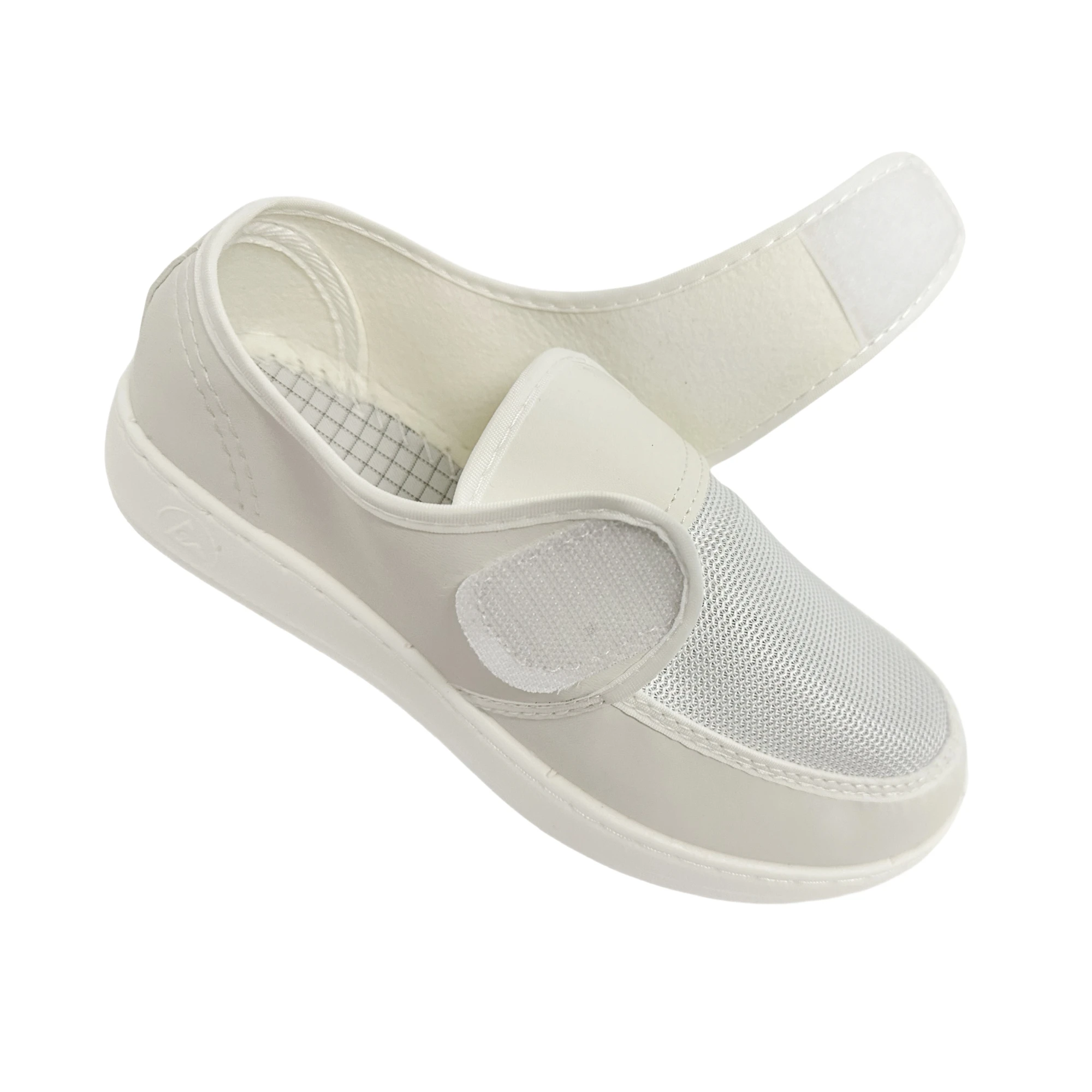 5PCS Workshop Dust-free White Mesh Magic Tape Cleanroom ESD Shoes Anti-Static Breathable Shoes For Laboratory Use Food Factory
5PCS Workshop Dust-free White Mesh Magic Tape Cleanroom ESD Shoes Anti-Static Breathable Shoes For Laboratory Use Food Factory