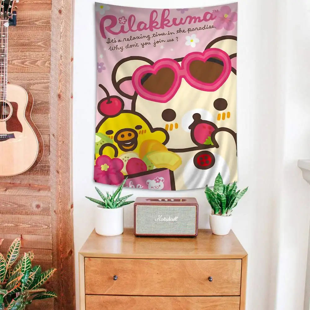Cute Cartoon R-Rilakkuma Movie Colorful Tapestry Wall Hanging Bohemian Wall Tapestries Mandala Wall Art Decor
Cute Cartoon R-Rilakkuma Movie Colorful Tapestry Wall Hanging Bohemian Wall Tapestries Mandala Wall Art Decor