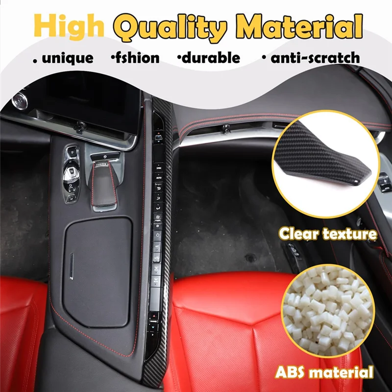 For Corvette C8 2020-2023 Car Center Control Side Panel Cover Trim Accessories ABS Carbon Fiber-AS55
For Corvette C8 2020-2023 Car Center Control Side Panel Cover Trim Accessories ABS Carbon Fiber-AS55