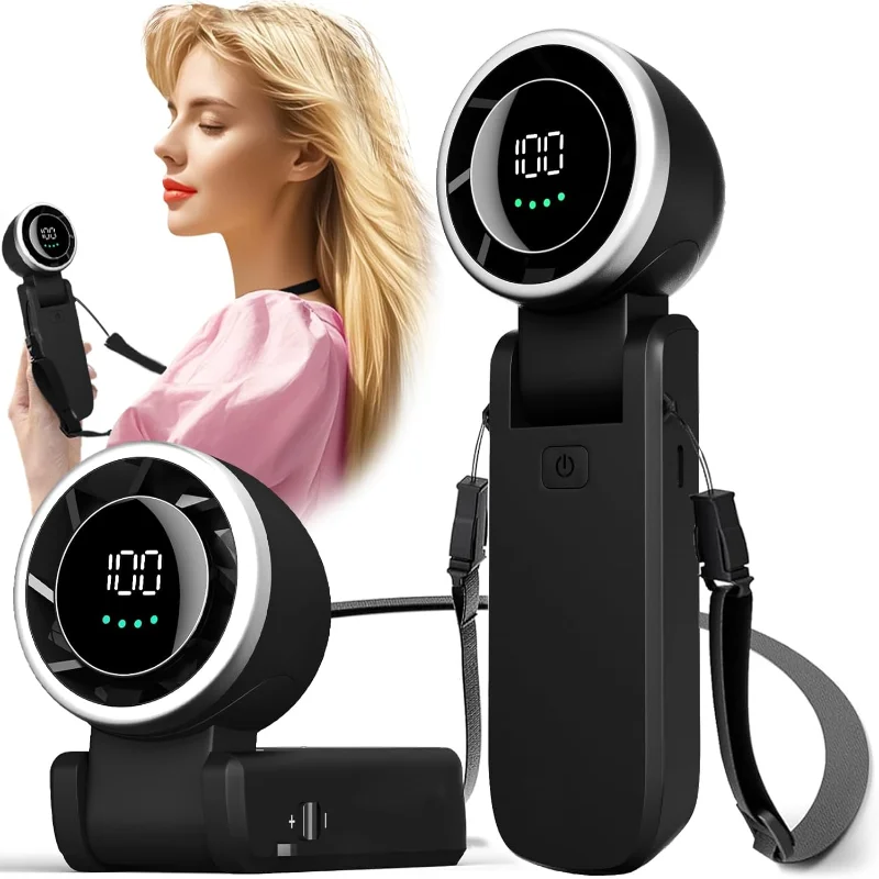 Portable Handheld Turbo Fan, 100 Gear Wind, 3-IN-1 Foldable Personal Handheld Mini Fan with Air Turbo Cooling, 3600mAh Battery O
Portable Handheld Turbo Fan, 100 Gear Wind, 3-IN-1 Foldable Personal Handheld Mini Fan with Air Turbo Cooling, 3600mAh Battery O