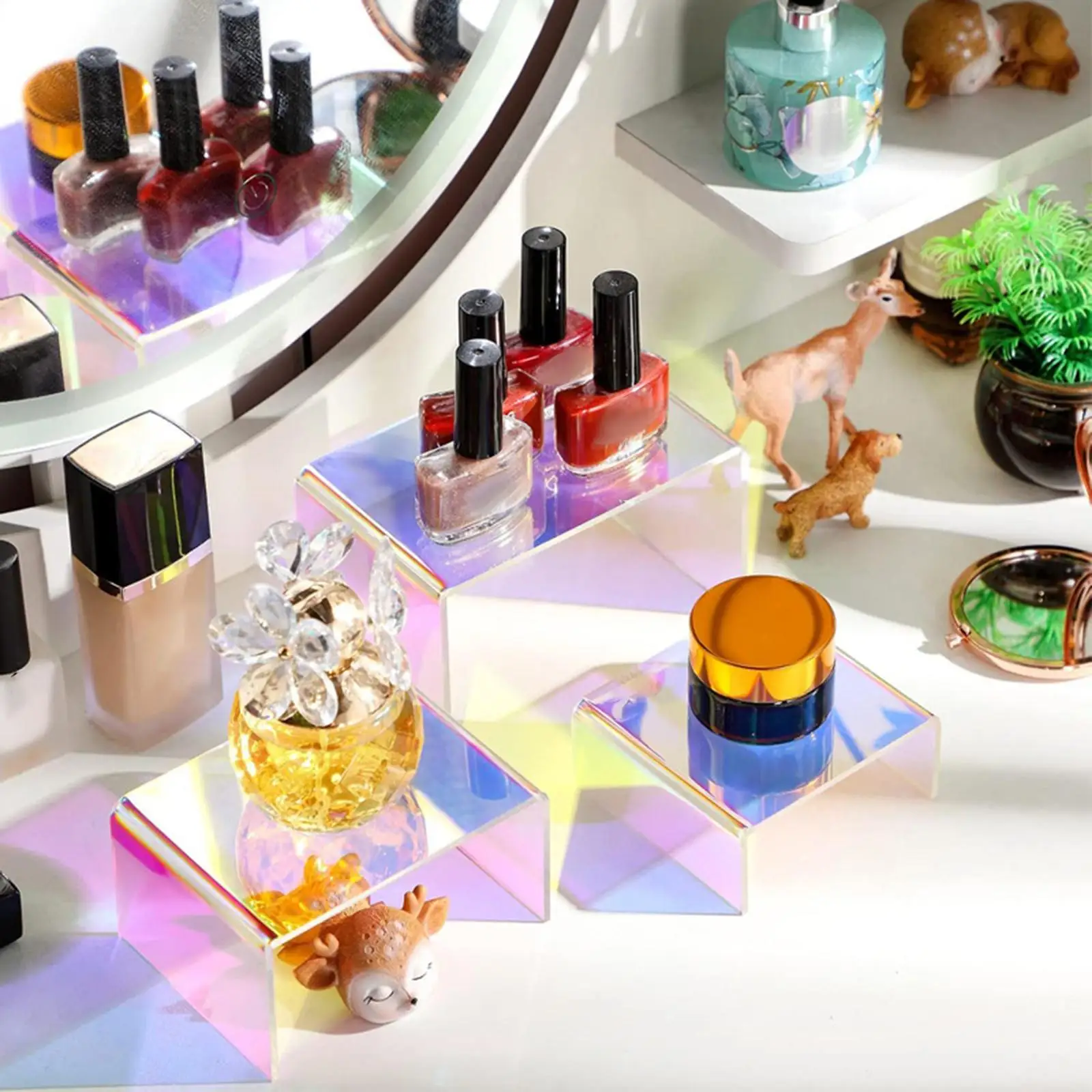 3Pcs Acrylic Display Risers Multi Use Countertop Organizer Risers Display Stand for Doll Jewelry Collectible Glasses Supermarket
3Pcs Acrylic Display Risers Multi Use Countertop Organizer Risers Display Stand for Doll Jewelry Collectible Glasses Supermarket