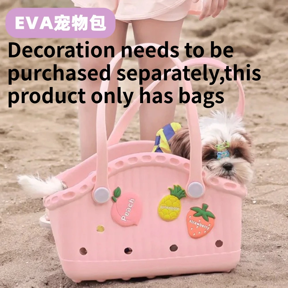 New Fashion Single-shoulder Pet Bag Lightweight EVA Pet Bag Handheld Dog Beach DIY Accessories Cute Traveling Hole Cat Beach Bag
New Fashion Single-shoulder Pet Bag Lightweight EVA Pet Bag Handheld Dog Beach DIY Accessories Cute Traveling Hole Cat Beach Bag
