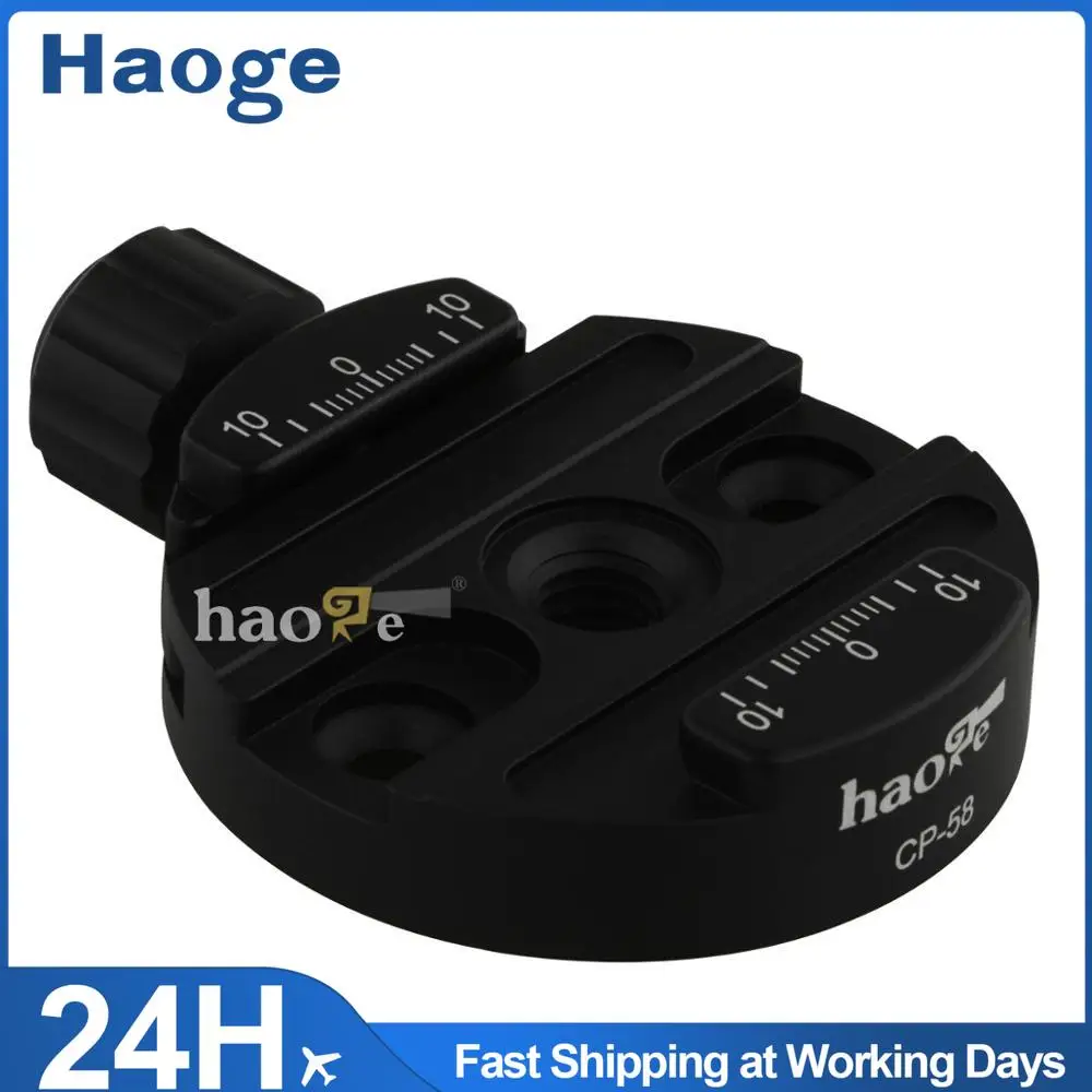 Haoge 58mm Screw Knob Clamp Adapter Mount for Quick Release QR Plate Camera Tripod Ballhead Monopod Ball Head Fit Arca Swiss
Haoge 58mm Screw Knob Clamp Adapter Mount for Quick Release QR Plate Camera Tripod Ballhead Monopod Ball Head Fit Arca Swiss