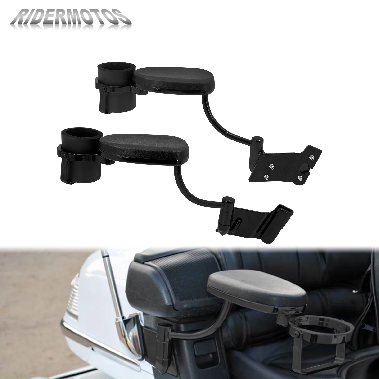 Motorcycle Aluminum Adjustable Arm Rest Rear Passenger Armrests For Honda Goldwing GL1800 GL1800 2001-2013 2014 2015 2016 2017
Motorcycle Aluminum Adjustable Arm Rest Rear Passenger Armrests For Honda Goldwing GL1800 GL1800 2001-2013 2014 2015 2016 2017