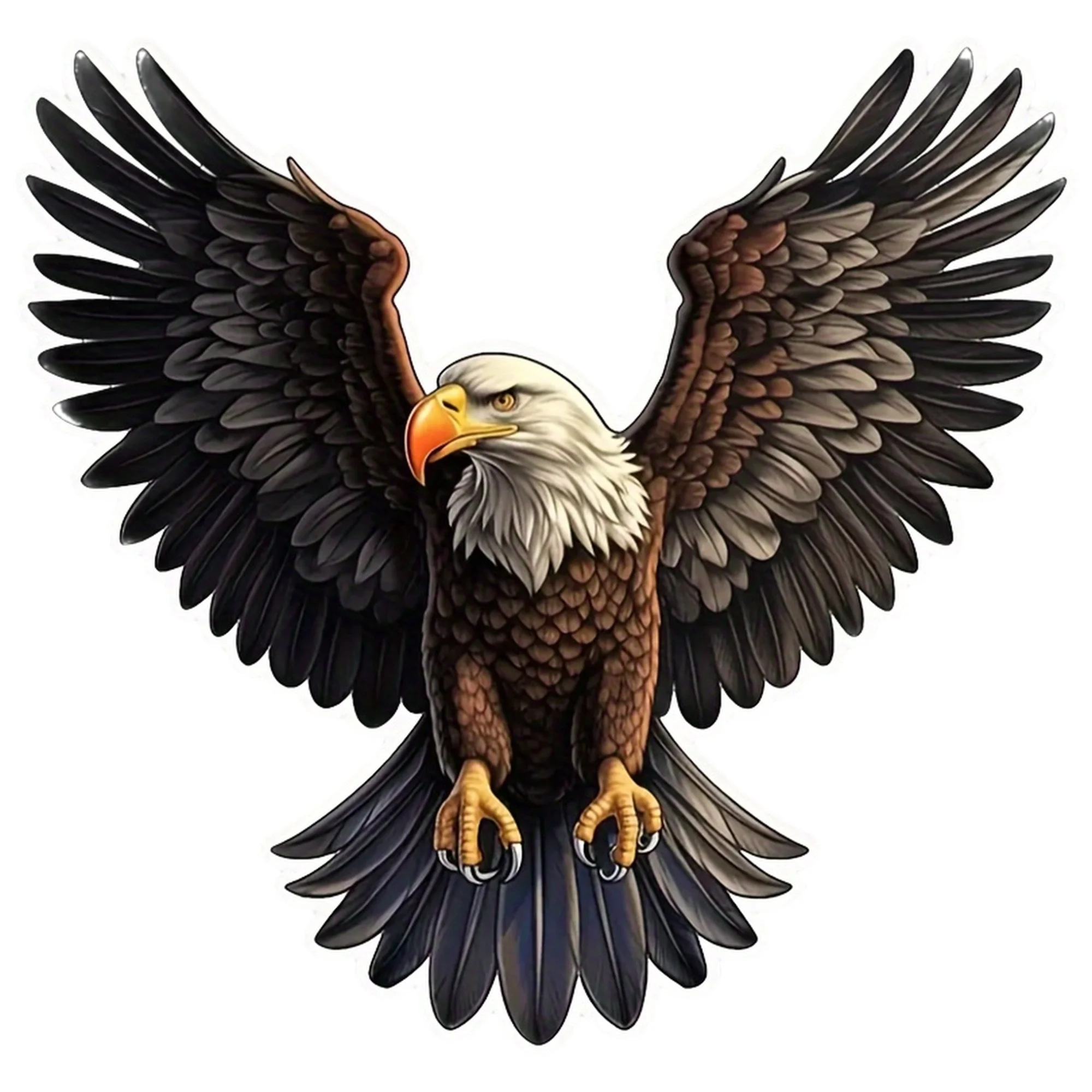 The spreading eagle is designed with a 3D effect, perfect for decorating your car
The spreading eagle is designed with a 3D effect, perfect for decorating your car