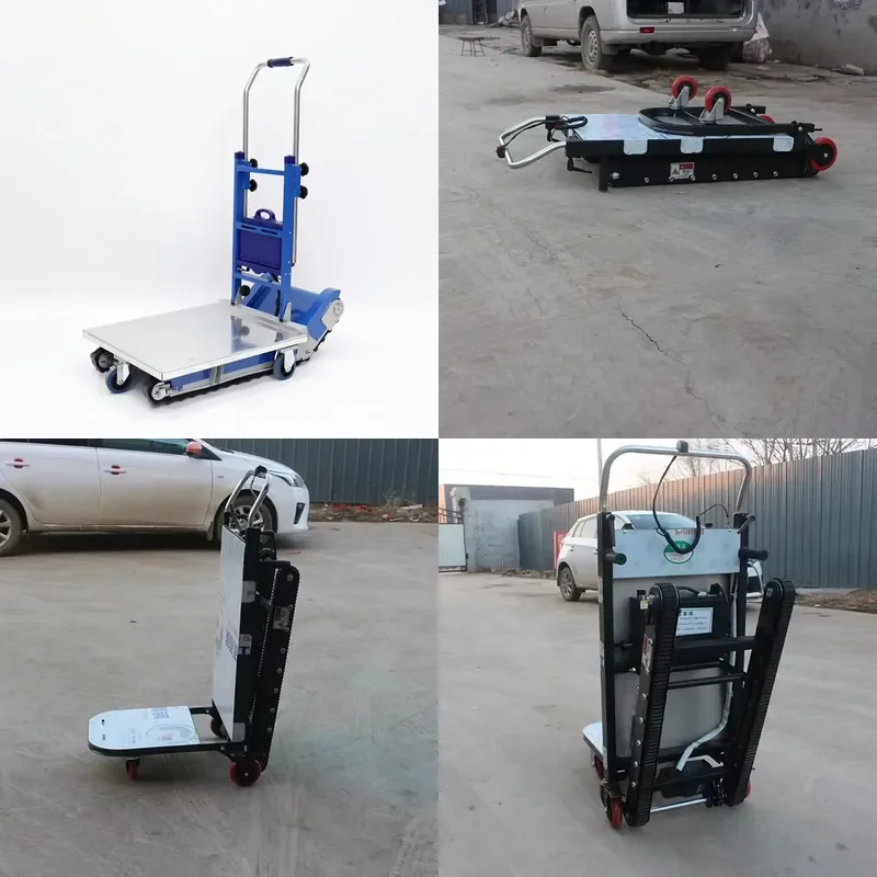 Electric Stair Climber for Factory Hand Trolley Heavy Load Stair Climbing Hand Truck 250 kg Powered Portable Commercial Stair
Electric Stair Climber for Factory Hand Trolley Heavy Load Stair Climbing Hand Truck 250 kg Powered Portable Commercial Stair