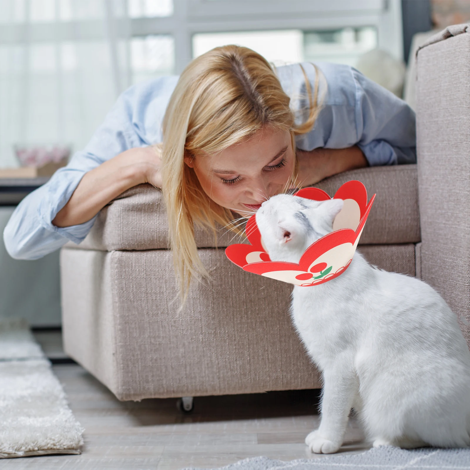 Elizabeth Circle Cat Neck Collar Kitten Collars Pet Protective for Girl Cats Barrier
Elizabeth Circle Cat Neck Collar Kitten Collars Pet Protective for Girl Cats Barrier