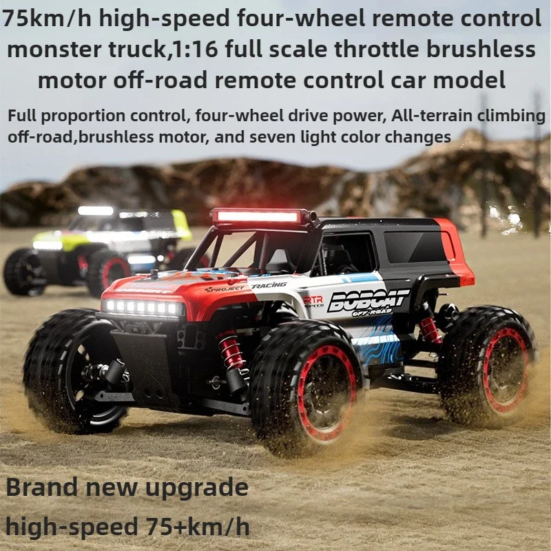 Игрушечный автомобиль Cool Stuff, забавный подарок-75 км/ч, высокоскоростной 4WD радиоуправляемый грузовик, 1:16, полномасштабные бесщеточные внедорожные радиоуправляемые автомобили для взрослых, игрушки для мальчиков
Игрушечный автомобиль Cool Stuff, забавный подарок-75 км/ч, высокоскоростной 4WD радиоуправляемый грузовик, 1:16, полномасштабные бесщеточные внедорожные радиоуправляемые автомобили для взрослых, игрушки для мальчиков