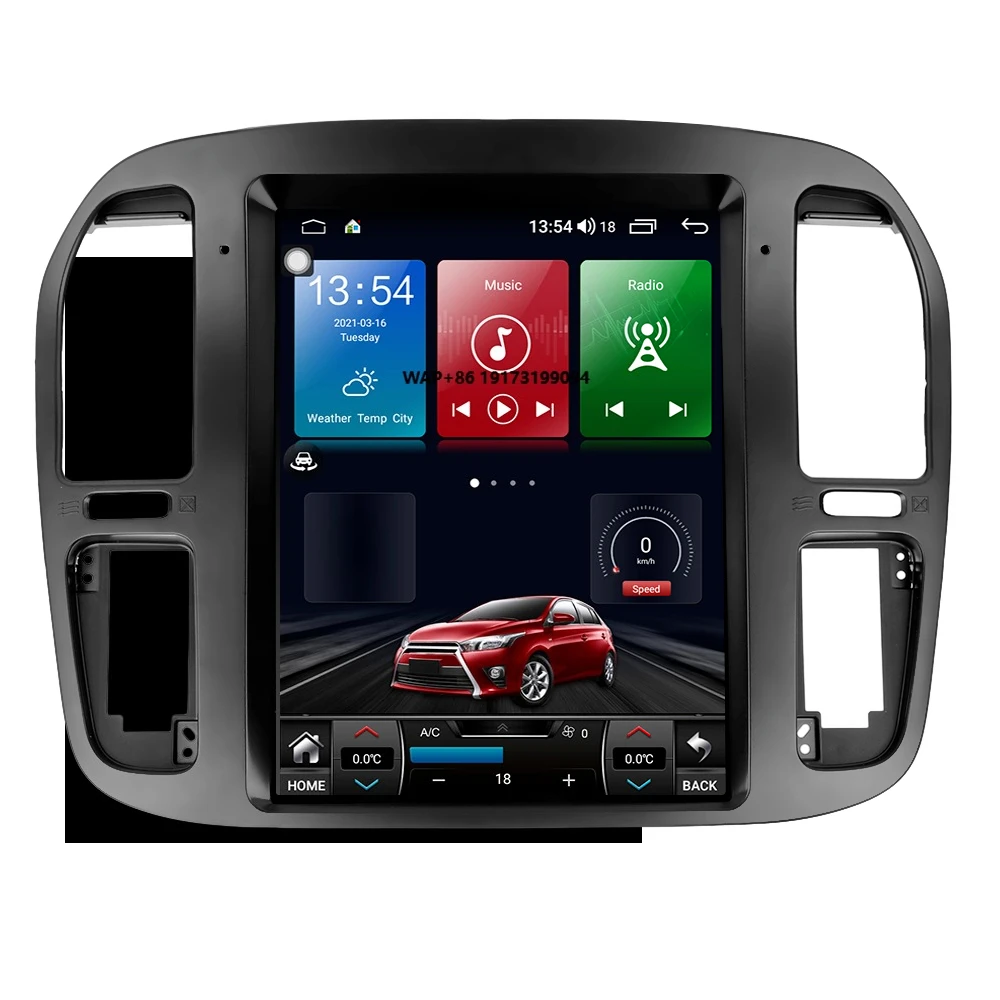 12,1-дюймовый мультимедийный проигрыватель с CarPlay для LX470 1998-2002, широкоэкранный, с ручным управлением, умная навигация, автомобильное радио, головное устройство
12,1-дюймовый мультимедийный проигрыватель с CarPlay для LX470 1998-2002, широкоэкранный, с ручным управлением, умная навигация, автомобильное радио, головное устройство