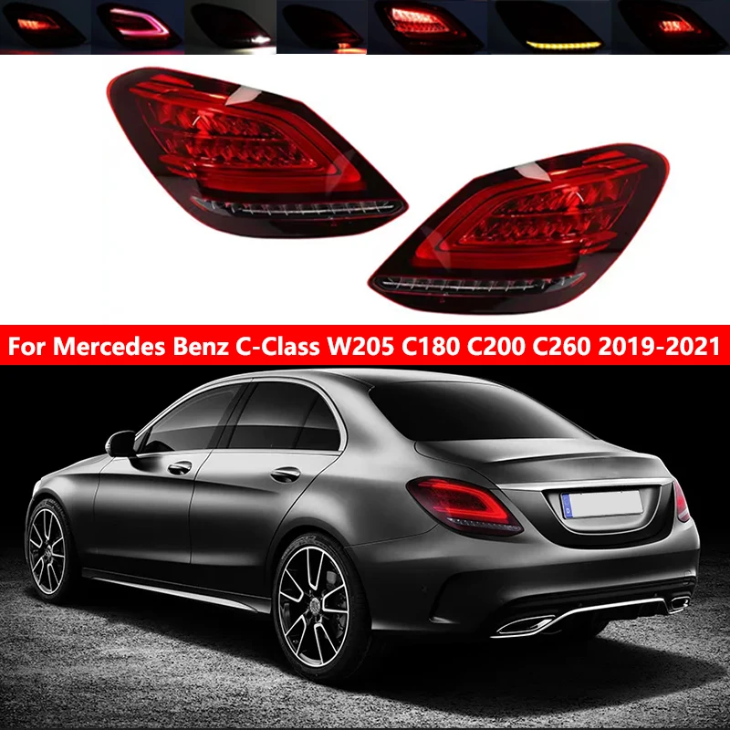 Светодиодный задний фонарь в сборе для Mercedes Benz C-Class W205 C180 C200 C260 2019-2021, светодиодные динамические поворотные задние фонари, стоп-сигнал
Светодиодный задний фонарь в сборе для Mercedes Benz C-Class W205 C180 C200 C260 2019-2021, светодиодные динамические поворотные задние фонари, стоп-сигнал