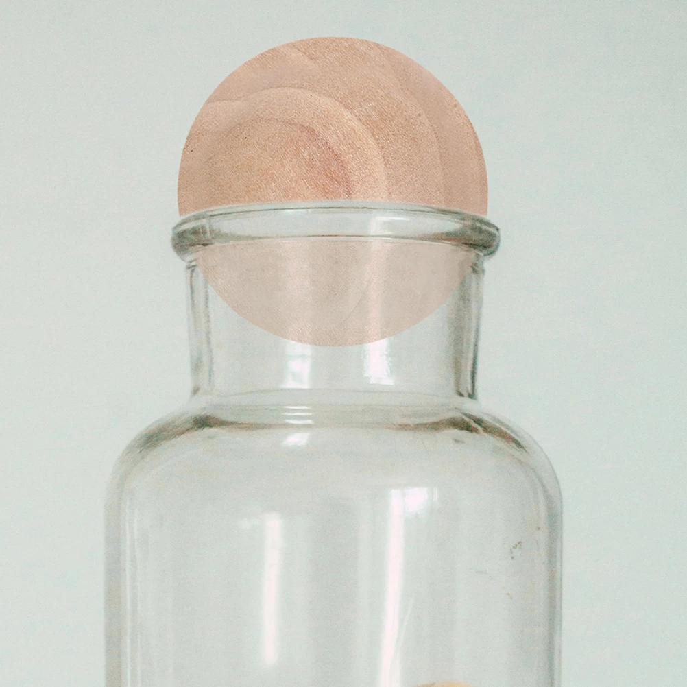 6 Pcs Glass Cork Bottle Round Jar Ball Stopper Pine Wood Wooden Sphere Container
6 Pcs Glass Cork Bottle Round Jar Ball Stopper Pine Wood Wooden Sphere Container