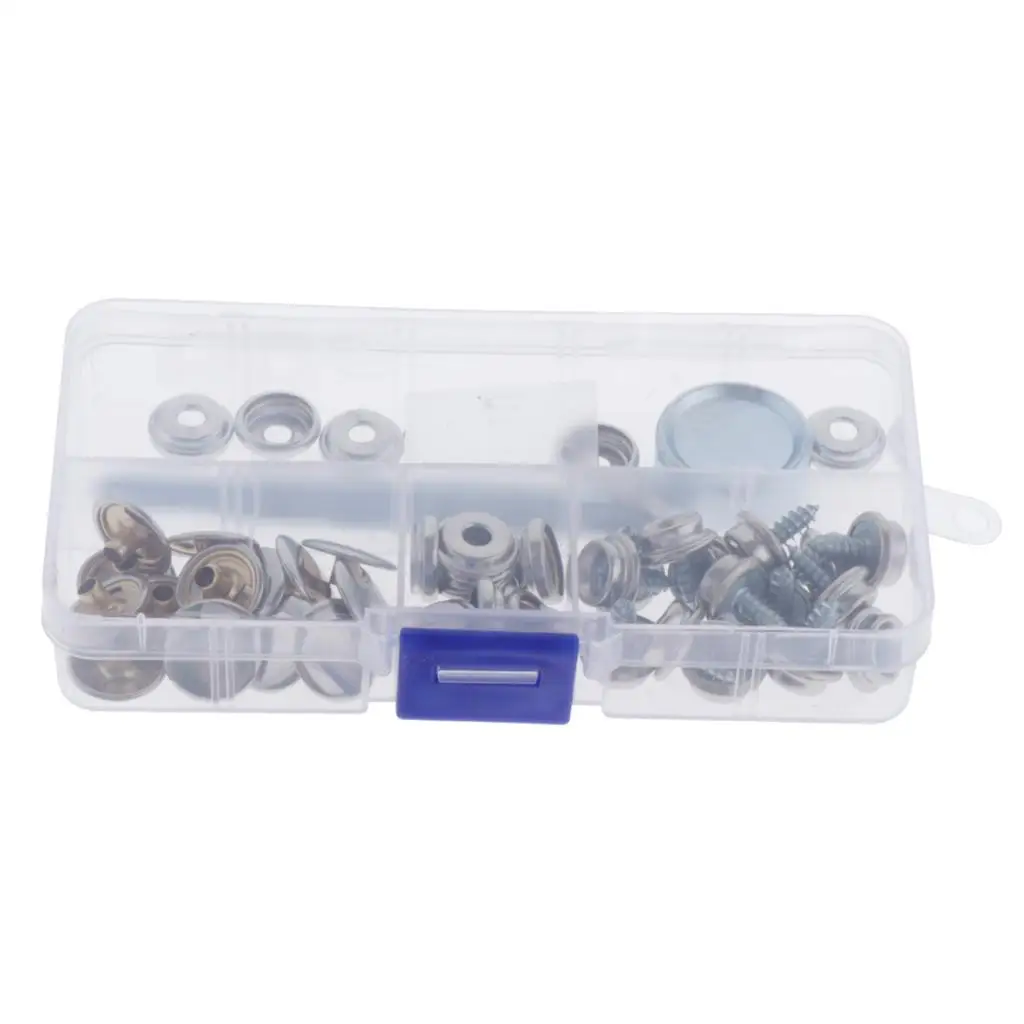 Stainless Steel Marine Canvas Snap Button Fastener Set Heavy Duty Upholstery Fitting Kit for Sailing Boat Cover
Stainless Steel Marine Canvas Snap Button Fastener Set Heavy Duty Upholstery Fitting Kit for Sailing Boat Cover