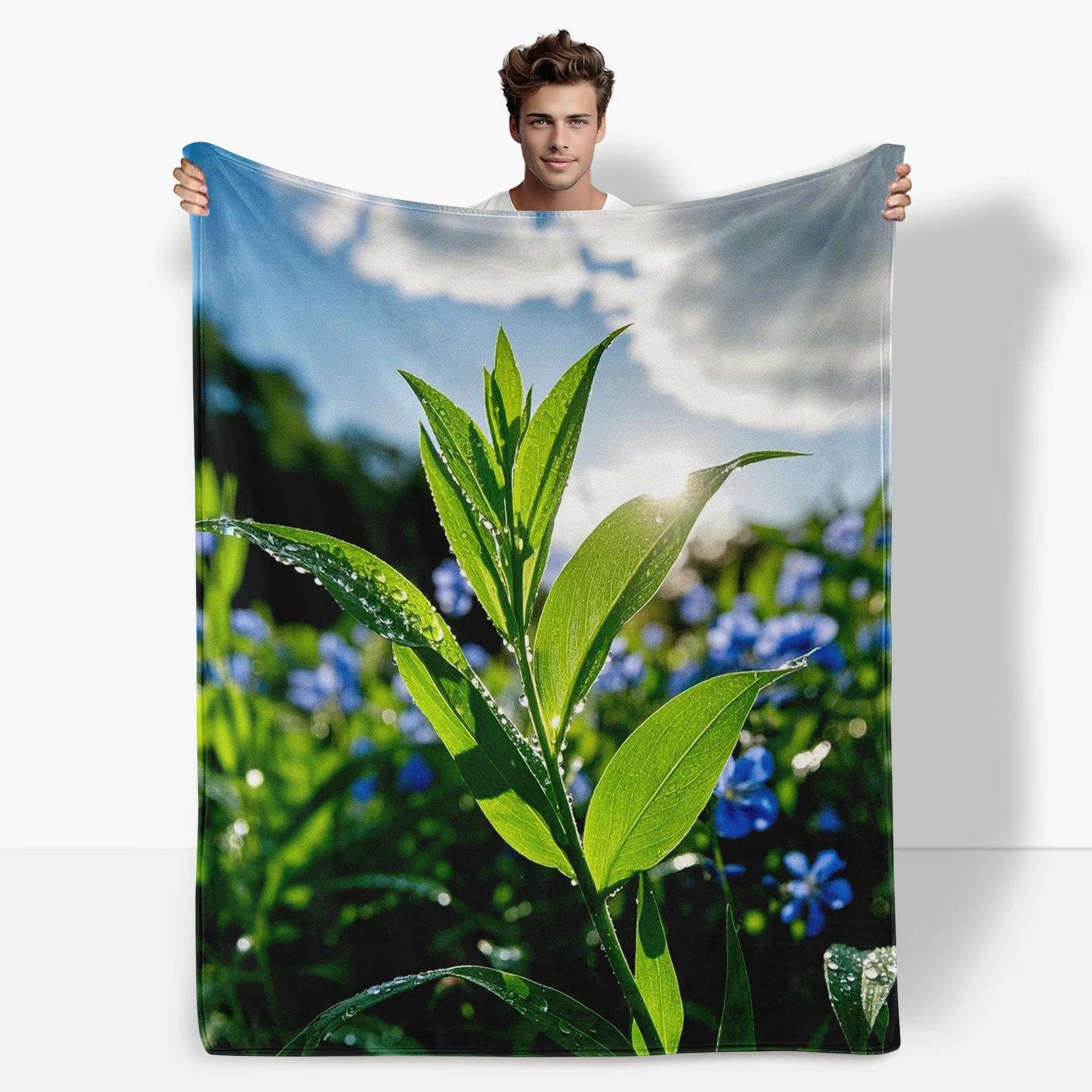 Green Plant Leaf Pattern Blanket, Gift For Friends And Their Kids, Durable And Vivid Colors.
Green Plant Leaf Pattern Blanket, Gift For Friends And Their Kids, Durable And Vivid Colors.