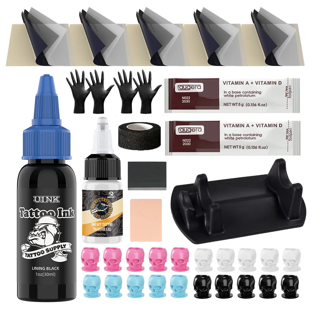 DQFART 35Pcs Tattoo Kit Tattoo Accessories With Tattoo Ink Tattoo Transfer Parper Tattoo Transfer Cream Gel Tattoo Supplies
DQFART 35Pcs Tattoo Kit Tattoo Accessories With Tattoo Ink Tattoo Transfer Parper Tattoo Transfer Cream Gel Tattoo Supplies