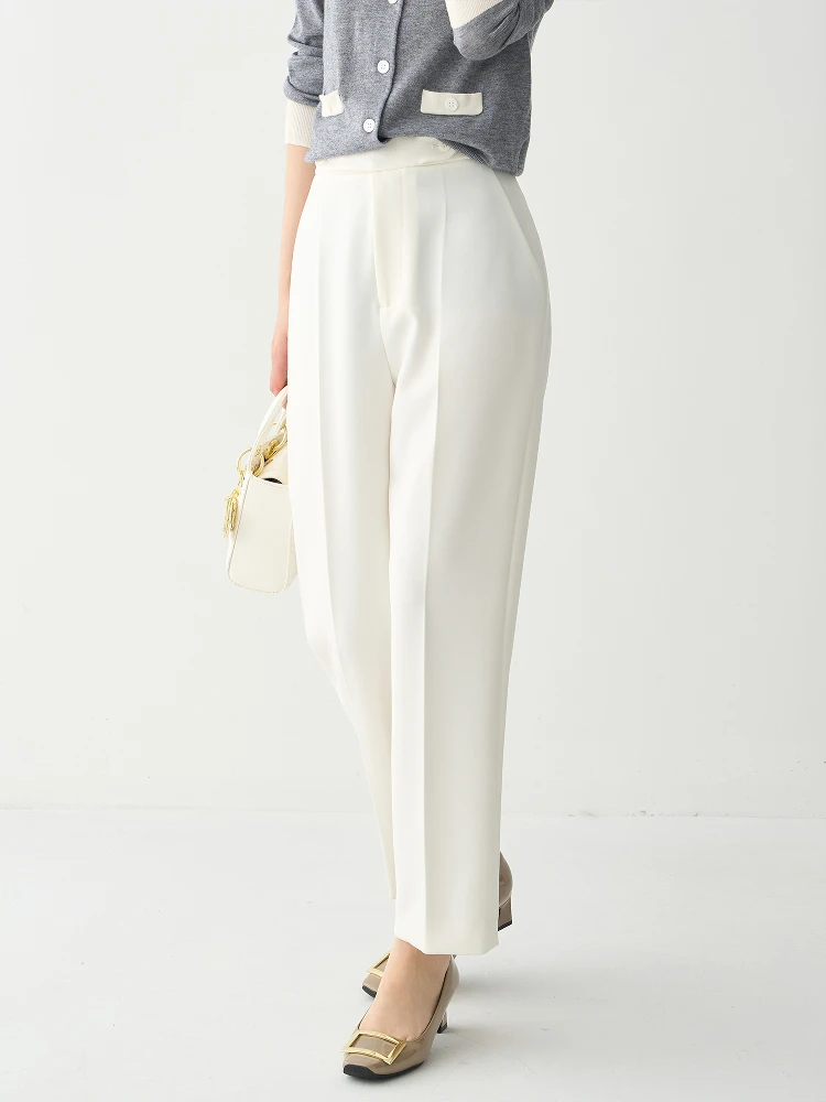 CTTAI White High Waist Straight Leg Workwear Trousers for Women Commute Profional Long Pants Slimming Leg Lengthening
CTTAI White High Waist Straight Leg Workwear Trousers for Women Commute Profional Long Pants Slimming Leg Lengthening