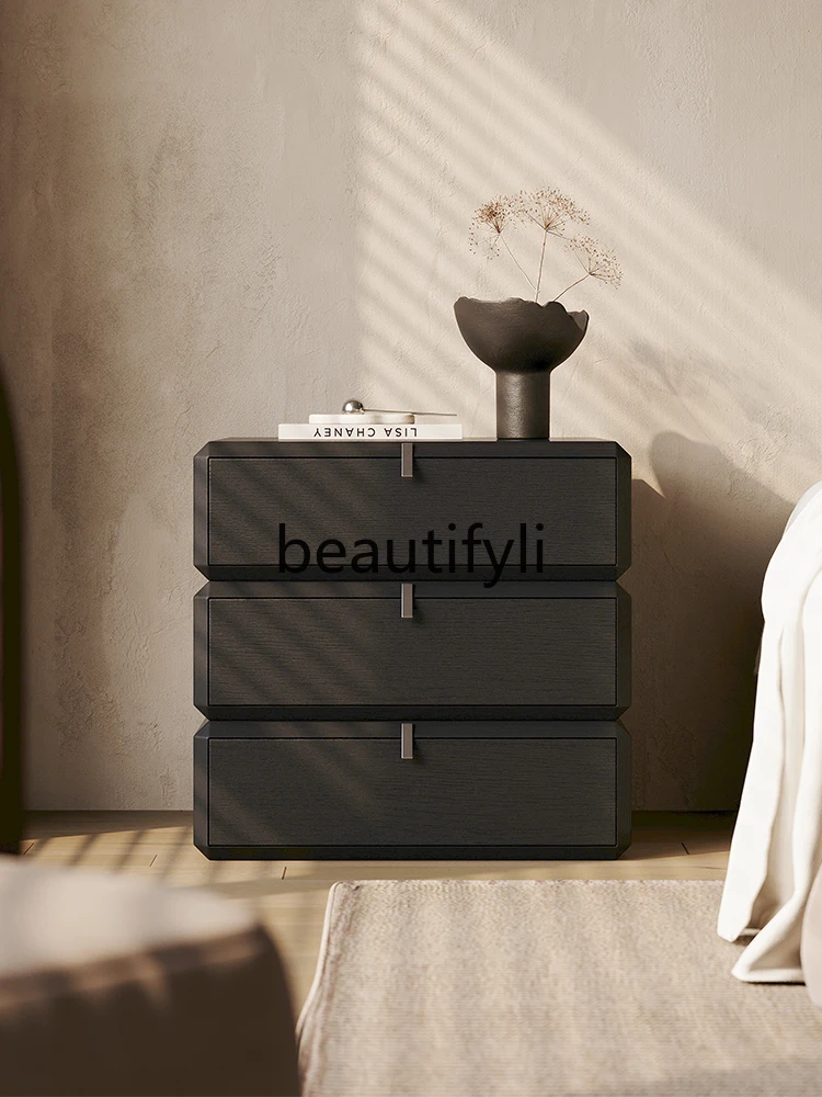 Italian simple imported walnut light luxury multi-functional rotating drawer bedside cabinet
Italian simple imported walnut light luxury multi-functional rotating drawer bedside cabinet