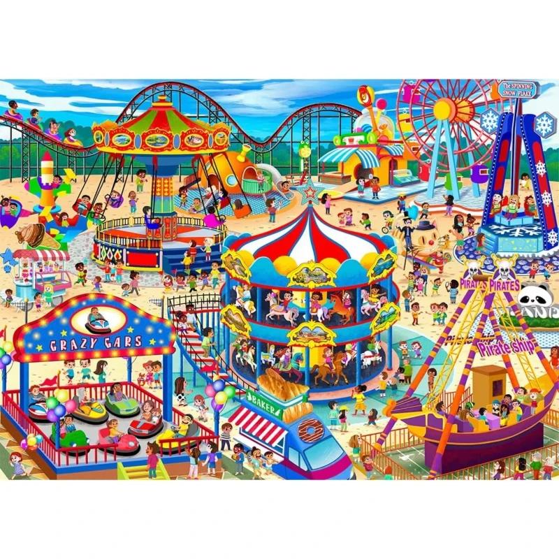 500/1000/1200/2000Pieces Amusement Park Jigsaw Puzzles for Adults Home Decor Challenging Family Fun Educational Toys Game
500/1000/1200/2000Pieces Amusement Park Jigsaw Puzzles for Adults Home Decor Challenging Family Fun Educational Toys Game