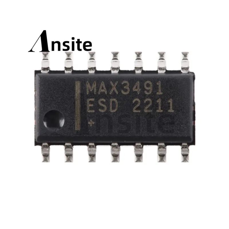 5 штук в партии, 100% новый оригинальный чип приемопередатчика MAX3491ESD+T SOIC-14 3,3 В 10 Мбит/с, истинный RS-485/RS-422
5 штук в партии, 100% новый оригинальный чип приемопередатчика MAX3491ESD+T SOIC-14 3,3 В 10 Мбит/с, истинный RS-485/RS-422