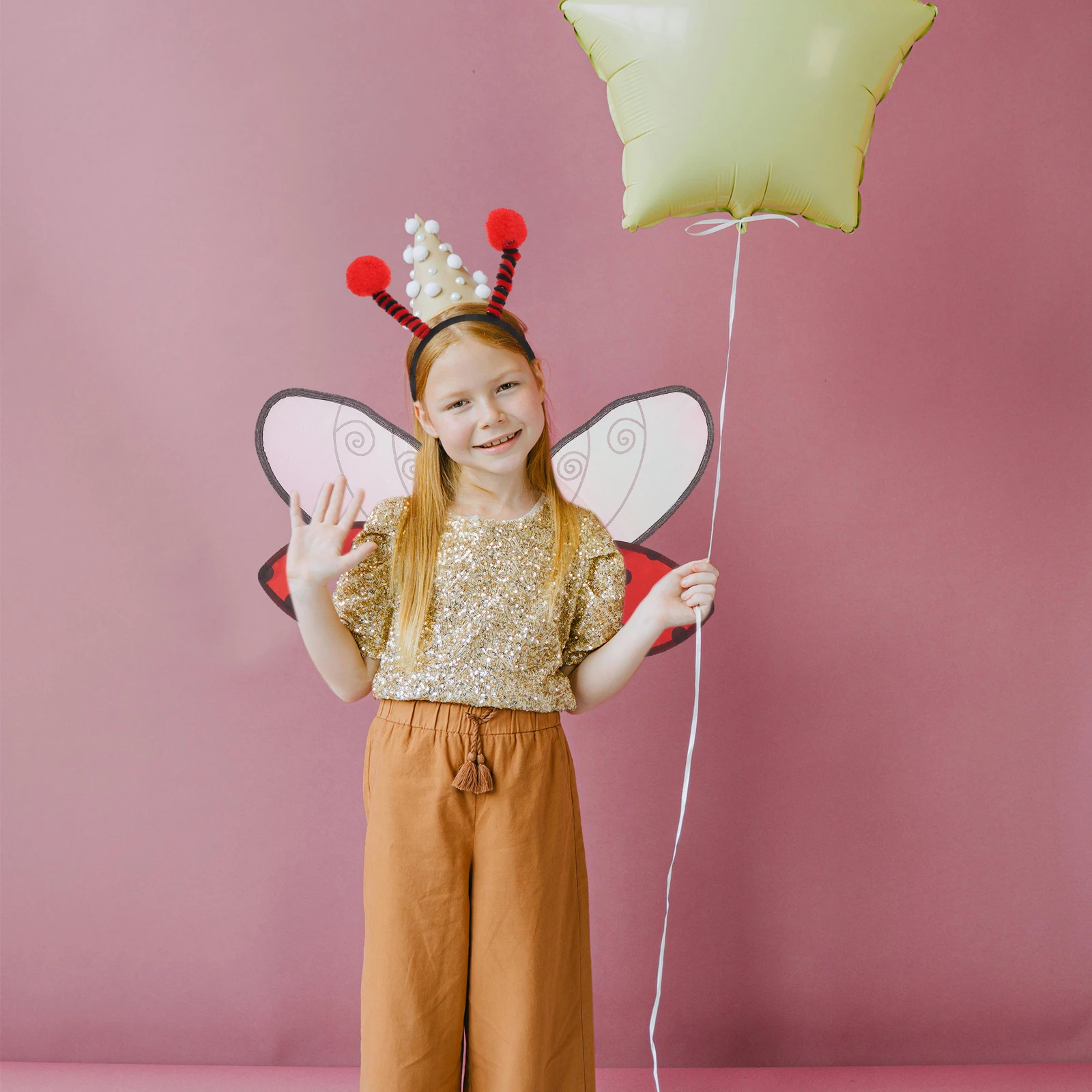 1 Set Foldable Ladybug Wings For Soft Insect Costume Accessories With Headband Party Dress Up Props For Role Play
1 Set Foldable Ladybug Wings For Soft Insect Costume Accessories With Headband Party Dress Up Props For Role Play