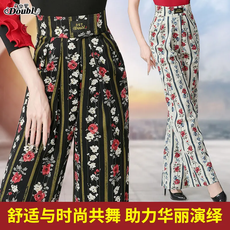 Doubl Dance Pants High-waisted Moden Dance Flower Pants Ballroom Dance Training Pants Latin Dance Daily Training Clothes
Doubl Dance Pants High-waisted Moden Dance Flower Pants Ballroom Dance Training Pants Latin Dance Daily Training Clothes
