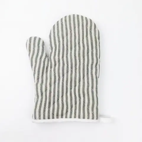 Effective Heat-insulating Gloves Cotton Linen Non-woven Lining Thickened High Temperature Microwave Steamer Oven Baking Supplies
