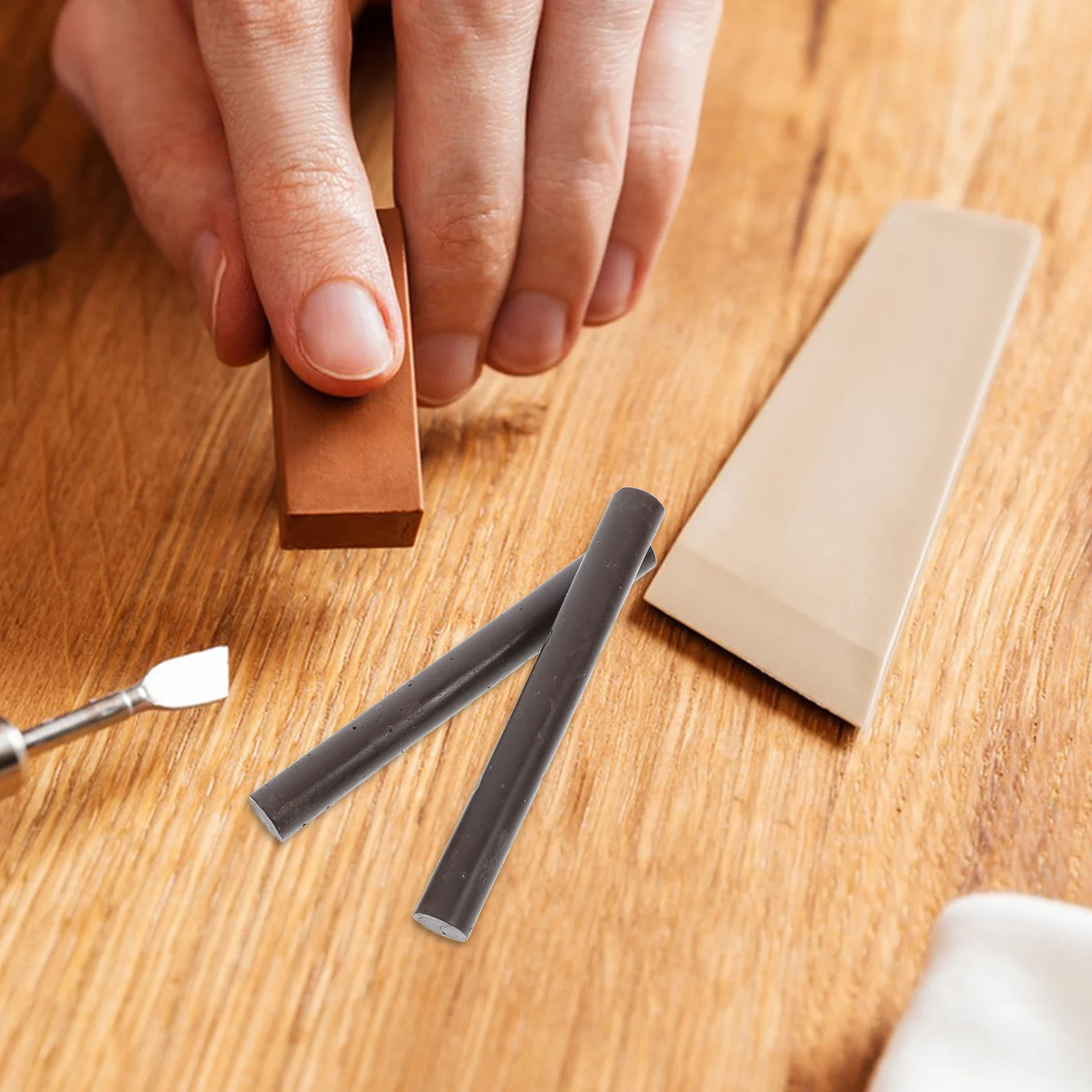 2 Pcs Wood Wax Filling Sticks Furniture Scratch Repair Crayons for Floor Table Door Cabinet Black Marker Fix Pen
2 Pcs Wood Wax Filling Sticks Furniture Scratch Repair Crayons for Floor Table Door Cabinet Black Marker Fix Pen