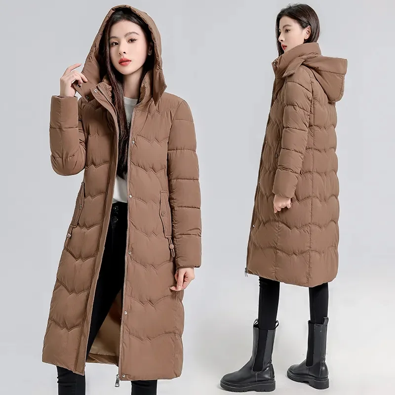 2024 New Down cotton Jacket For women Thicken Detachable Hooded Coat Windproof Warm Cotton Female Long Parka Overcoat
2024 New Down cotton Jacket For women Thicken Detachable Hooded Coat Windproof Warm Cotton Female Long Parka Overcoat