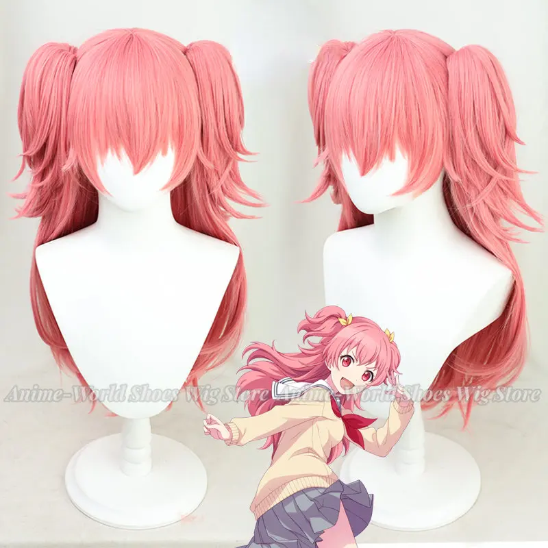 Idol Momoi Airi Wig MORE MORE JUMP! Pink Long Pigtails Girls Cosplay Short Synthetic Hair Role Play
Idol Momoi Airi Wig MORE MORE JUMP! Pink Long Pigtails Girls Cosplay Short Synthetic Hair Role Play