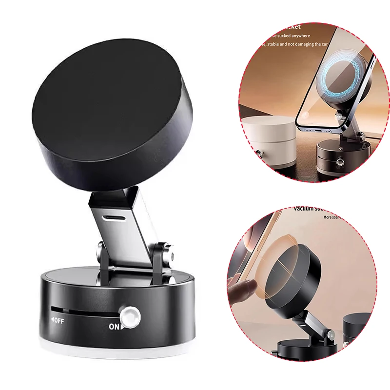 1Set Vacuum Suction Cup Holder Magnetic Car Foldable Mobile Phone Holder For Phone/ Android DIY Accessories
1Set Vacuum Suction Cup Holder Magnetic Car Foldable Mobile Phone Holder For Phone/ Android DIY Accessories