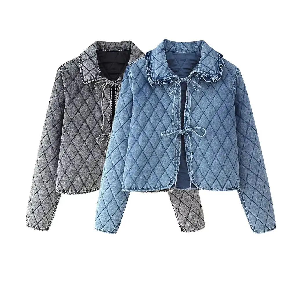 KONDALA винтажные синие повседневные женские осенние куртки в клетку, модная уличная одежда 2025 года, верхняя одежда на шнуровке, шикарное короткое пальто с отложным воротником
KONDALA винтажные синие повседневные женские осенние куртки в клетку, модная уличная одежда 2025 года, верхняя одежда на шнуровке, шикарное короткое пальто с отложным воротником