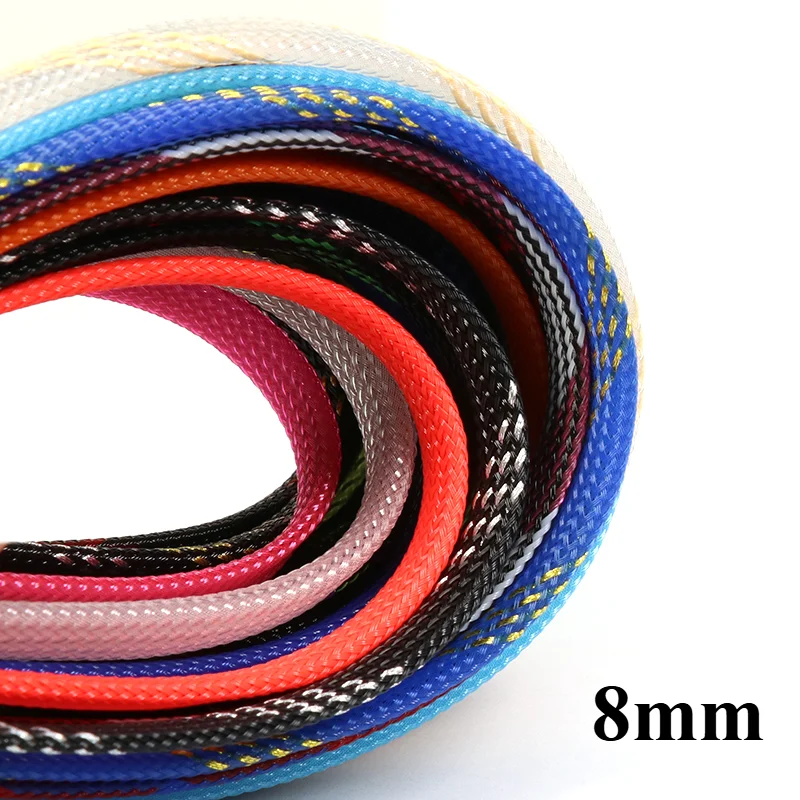 1M~50M PET Expandable Cable Sleeve 8mm Tight Braided High Density Hardness Insulate Line Protect Wire Wrap Gland Sheath DIY
1M~50M PET Expandable Cable Sleeve 8mm Tight Braided High Density Hardness Insulate Line Protect Wire Wrap Gland Sheath DIY