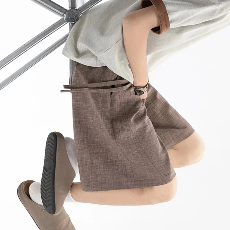 Man's Faux Linen Shorts Male Summer Breathable Solid Color Linen Short Pants Trousers Man Beach Shorts Fitness Korean Streetwear
Man's Faux Linen Shorts Male Summer Breathable Solid Color Linen Short Pants Trousers Man Beach Shorts Fitness Korean Streetwear