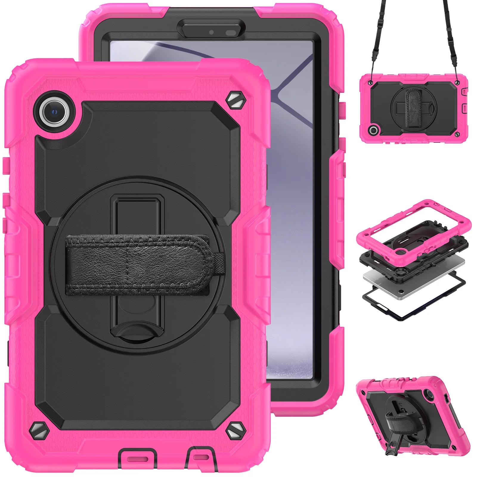 360 Rotatable Stand Armor Case For Samsung Galaxy Tab A9 2023 8.7 inch SM-X110 X115 X117 With Screen Protector Heavy Duty Cover
360 Rotatable Stand Armor Case For Samsung Galaxy Tab A9 2023 8.7 inch SM-X110 X115 X117 With Screen Protector Heavy Duty Cover