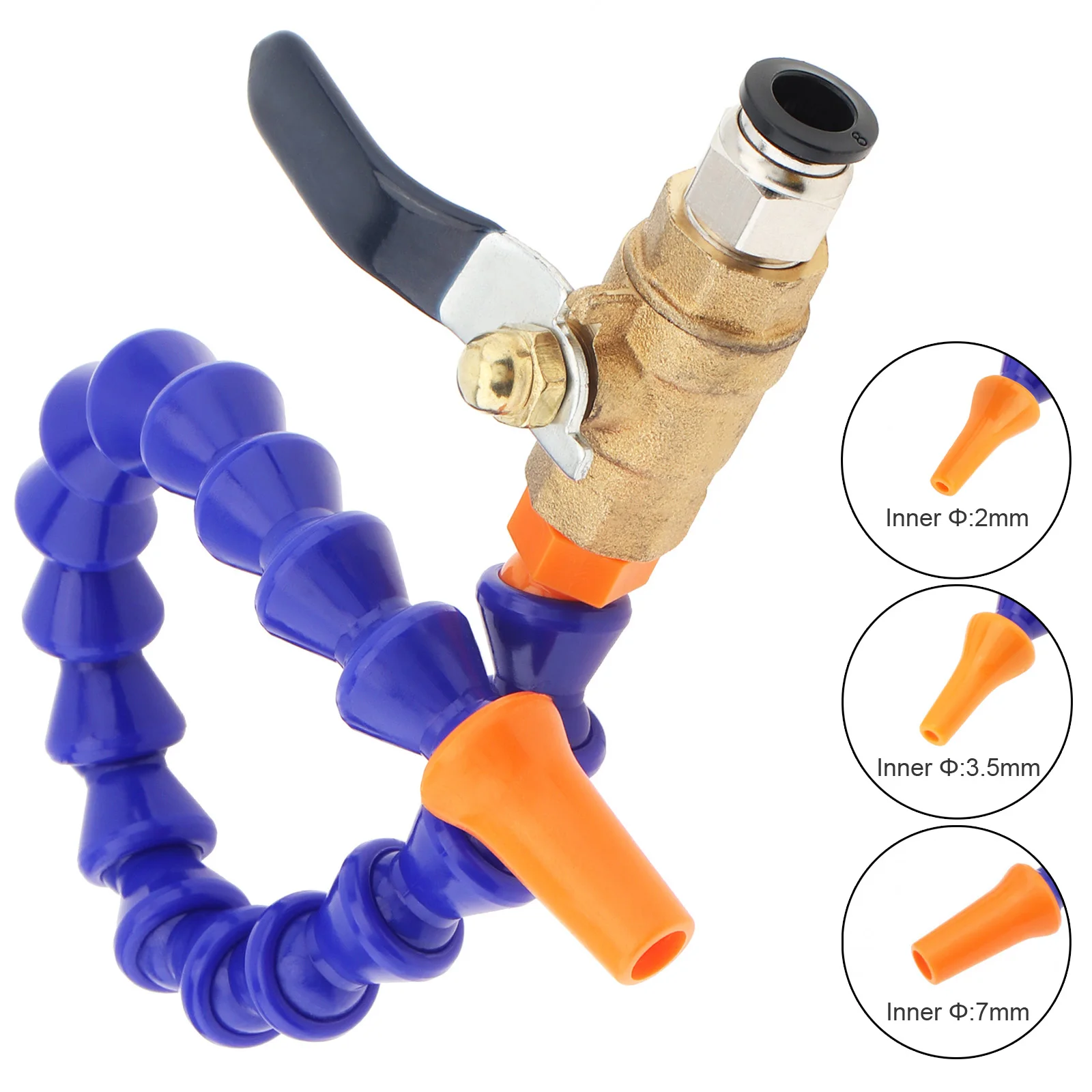Cooling Water Pipe 2mm 3.5mm 7mm Round Nozzle Flexible CNC Milling Lathe Coolant Tube with Metal Valve Cooling Hose
Cooling Water Pipe 2mm 3.5mm 7mm Round Nozzle Flexible CNC Milling Lathe Coolant Tube with Metal Valve Cooling Hose