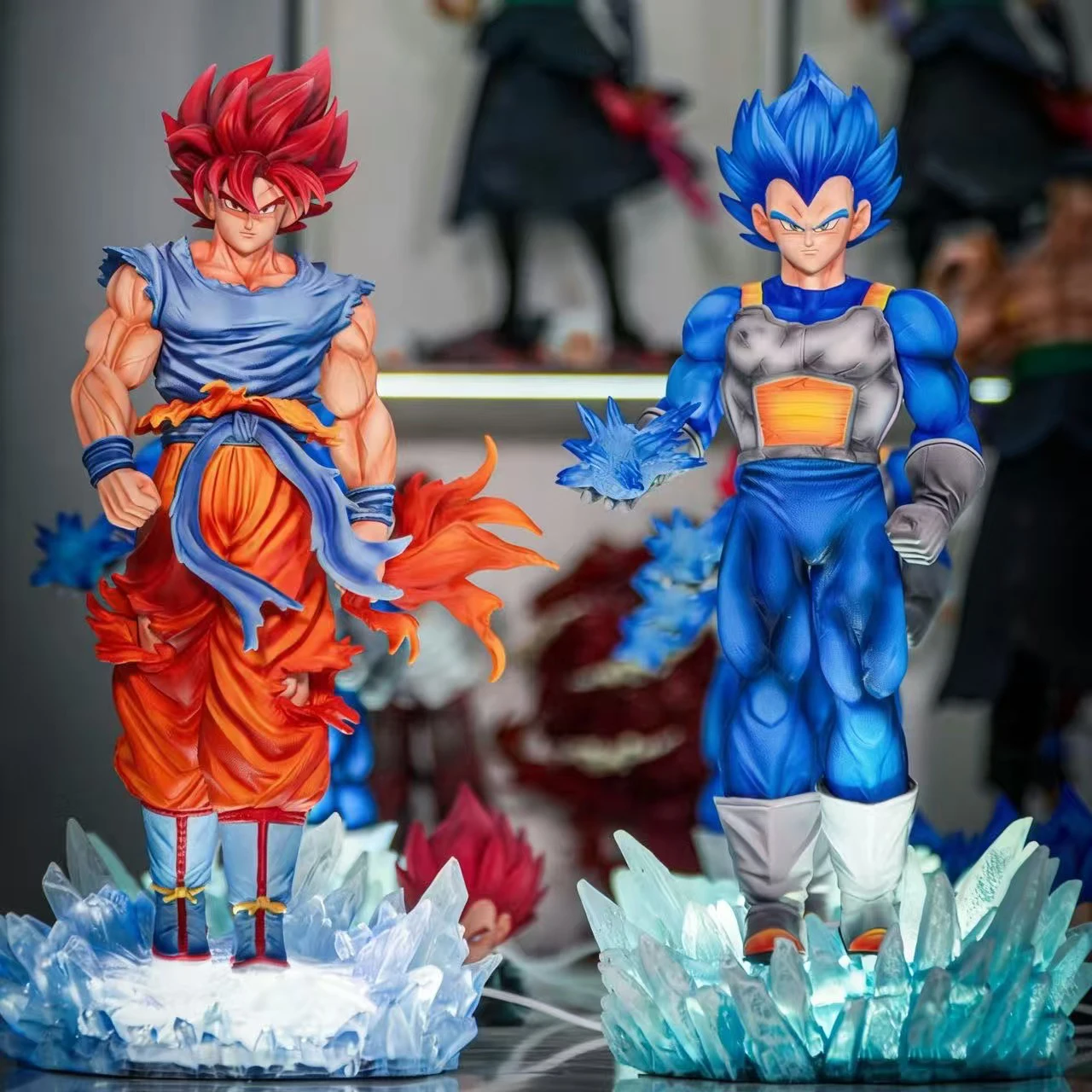 Фигурка JT Dragon Ball Z Majin Vegeta, синий Вегета, JT Goku, светодиодная подставка, коллекционные фигурки Супер Сайян, модель игрушки, подарок
Фигурка JT Dragon Ball Z Majin Vegeta, синий Вегета, JT Goku, светодиодная подставка, коллекционные фигурки Супер Сайян, модель игрушки, подарок