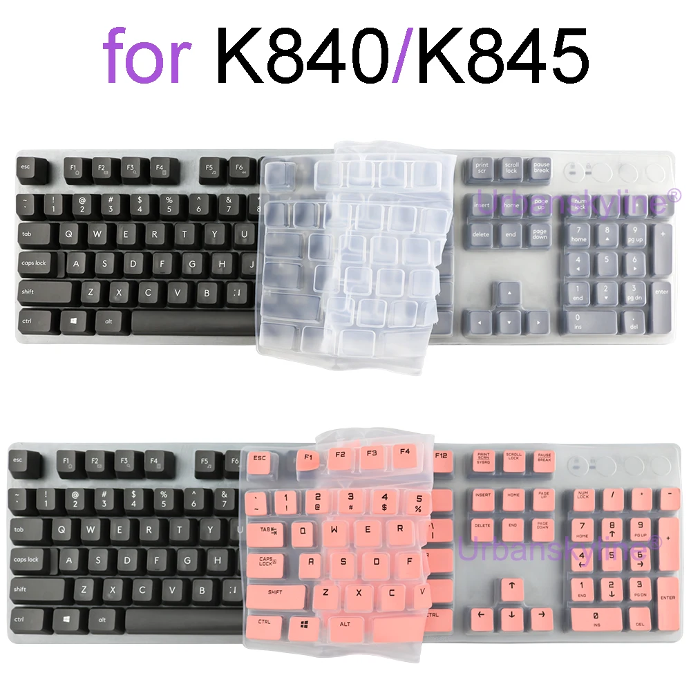 Keyboard Cover for Logitech K845 K840 Mechanical for Logi Silicone Silicon Protector Skin Case Film Clear Black Pink
Keyboard Cover for Logitech K845 K840 Mechanical for Logi Silicone Silicon Protector Skin Case Film Clear Black Pink