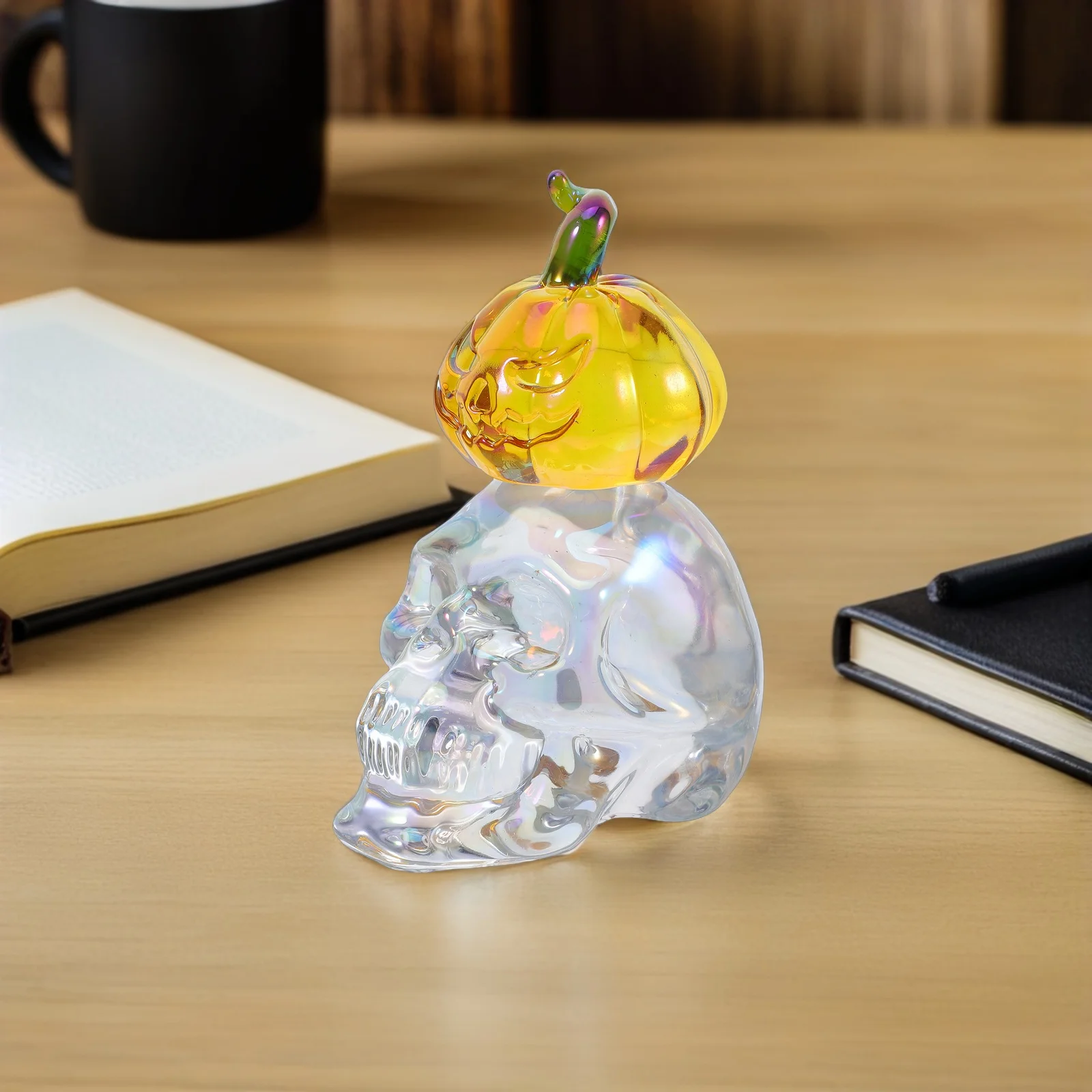 Crystal Skull Pumpkin Statue AB Color Material Versatile Decoration Halloween Unique Design Handcrafted Art
Crystal Skull Pumpkin Statue AB Color Material Versatile Decoration Halloween Unique Design Handcrafted Art