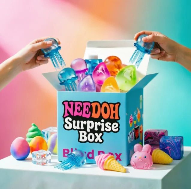 2026 NEE D0h Surprise Box - Assorted Stress Relief Squeeze Toys, Food & Animal Shaped Squishy Balls, Anxiety Relief Sensory Fidget Toys For Kids & Adults, Mystery Blind Box Gift Set
2026 NEE D0h Surprise Box - Assorted Stress Relief Squeeze Toys, Food & Animal Shaped Squishy Balls, Anxiety Relief Sensory Fidget Toys For Kids & Adults, Mystery Blind Box Gift Set