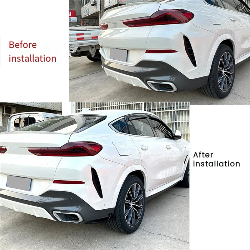 Car Rear Bumper Lip Diffuser Splitter Winglet Apron Spoiler Accessories For BMW X6 G06 M Sport 2020-2022 Carbon Fiber ABS
Car Rear Bumper Lip Diffuser Splitter Winglet Apron Spoiler Accessories For BMW X6 G06 M Sport 2020-2022 Carbon Fiber ABS